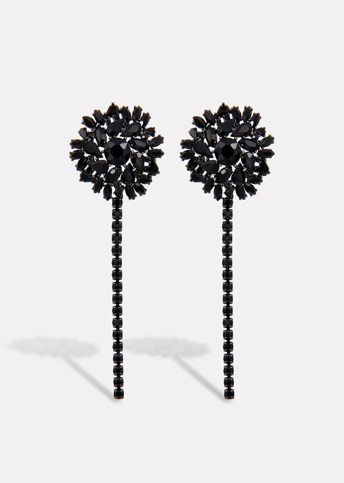 Shop long rhinestone earrings Fall 2024 Collection | Partywear