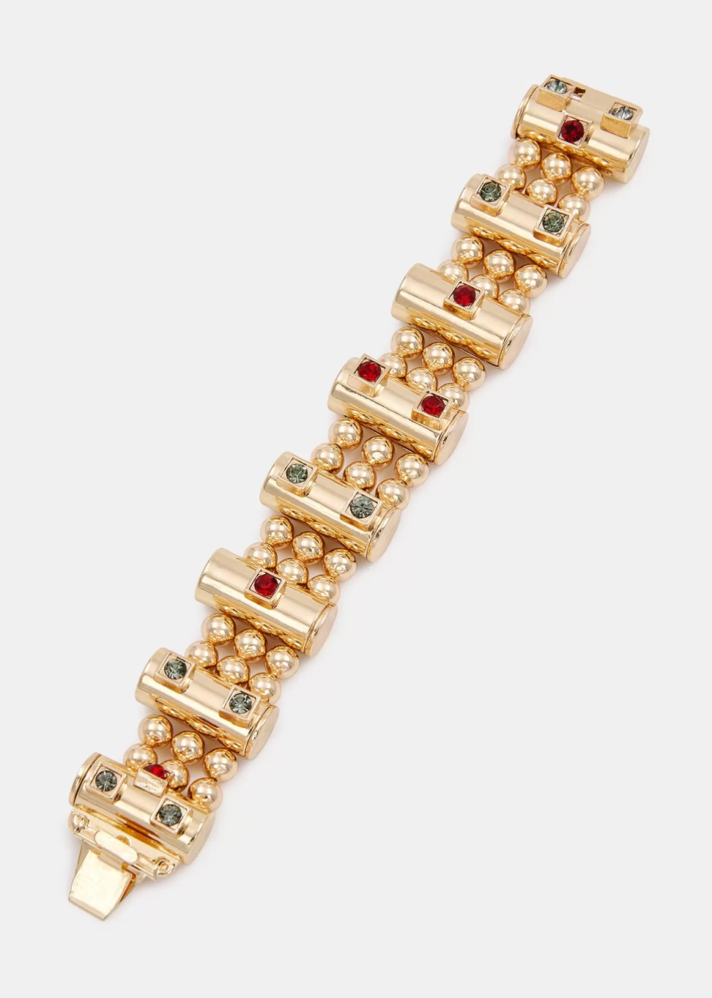 Fashion Gold-tone chunky beaded bracelet Fall 2024 Collection | Partywear