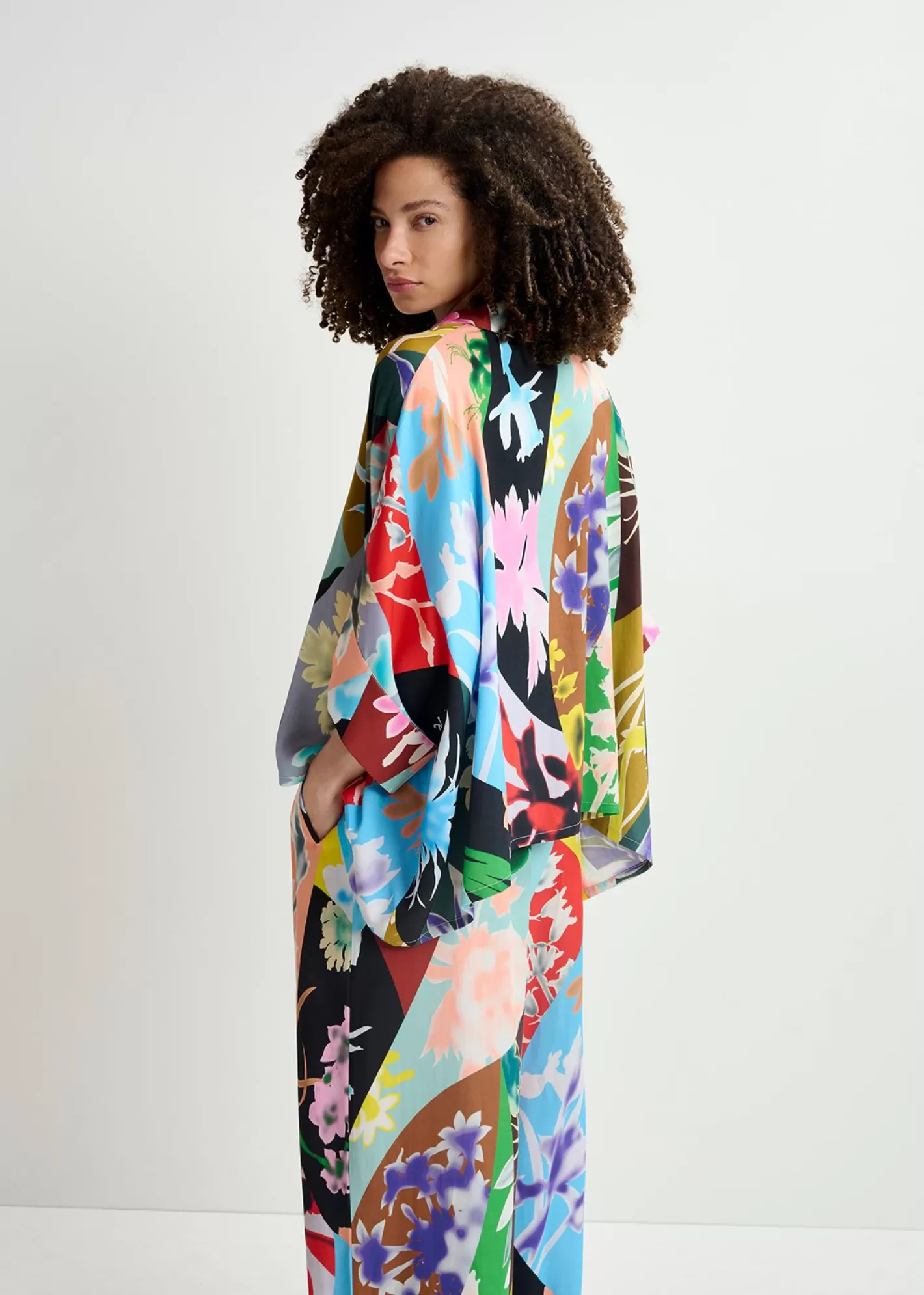 Sale Multicolor floral-print oversized shirt Fall 2024 Collection | Prints