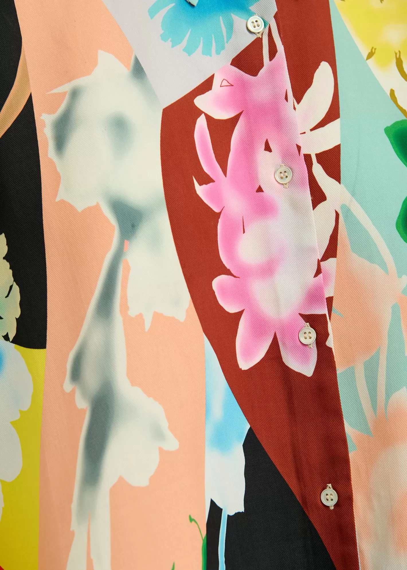 Sale Multicolor floral-print oversized shirt Fall 2024 Collection | Prints