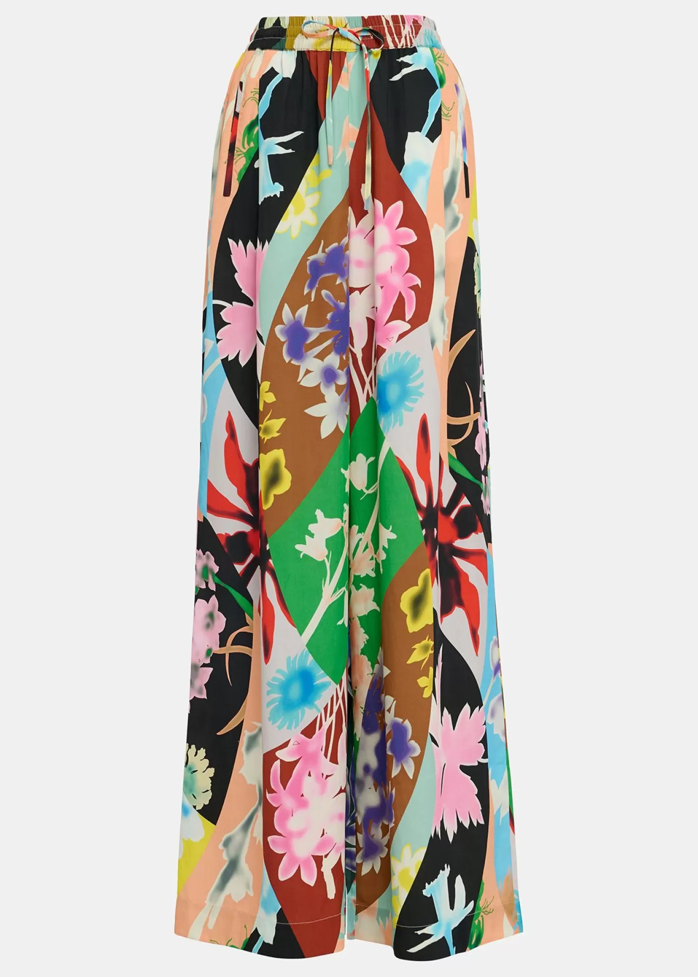 Store Multicolor floral-print wide-leg pants Fall 2024 Collection | Prints