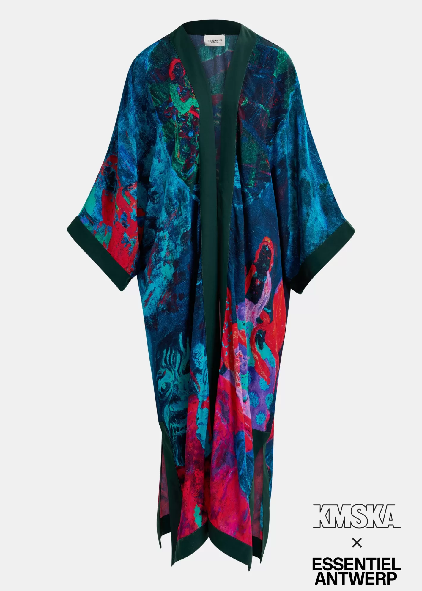 Store Multicolor kimono 'Still life with Chinoiseries' - collaboration with KMSKA KMSKA X Essentiel Antwerp | Coats & Jackets