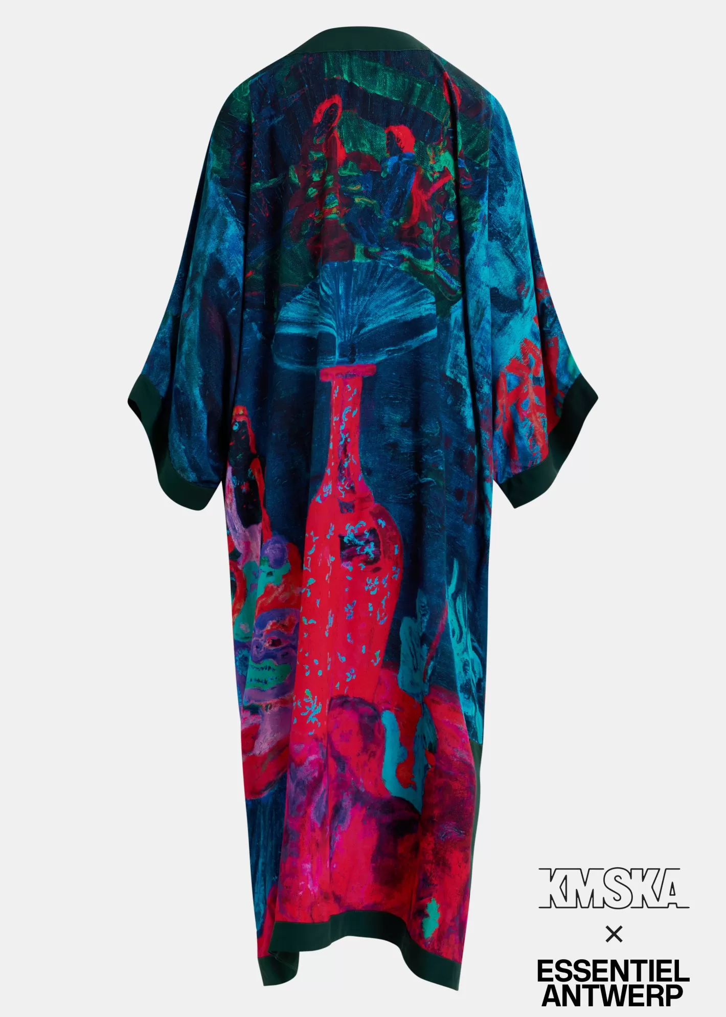 Store Multicolor kimono 'Still life with Chinoiseries' - collaboration with KMSKA KMSKA X Essentiel Antwerp | Coats & Jackets