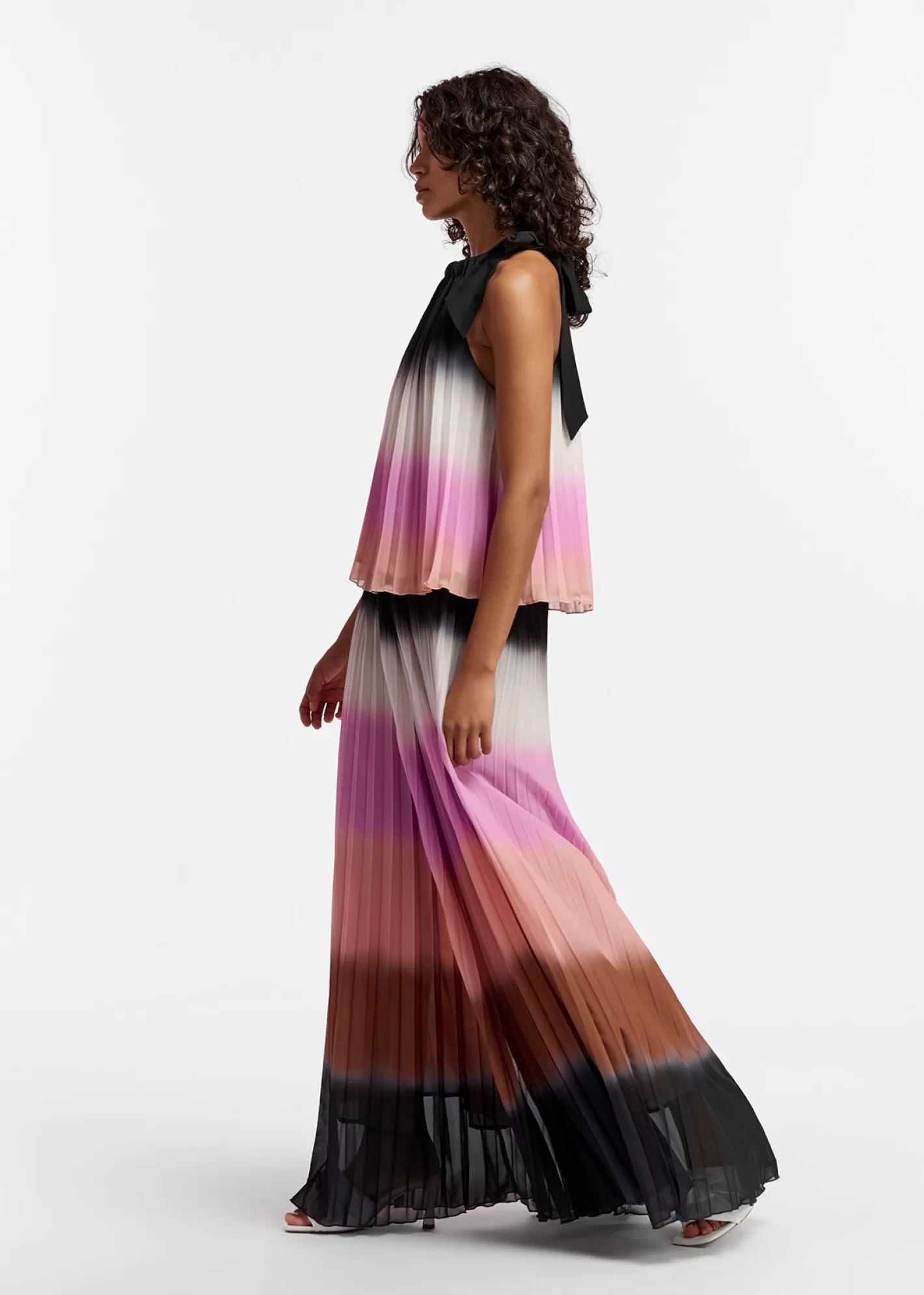 Outlet Multicolor plissé pants with gradient effect Fall 2024 Collection | Pants & Shorts