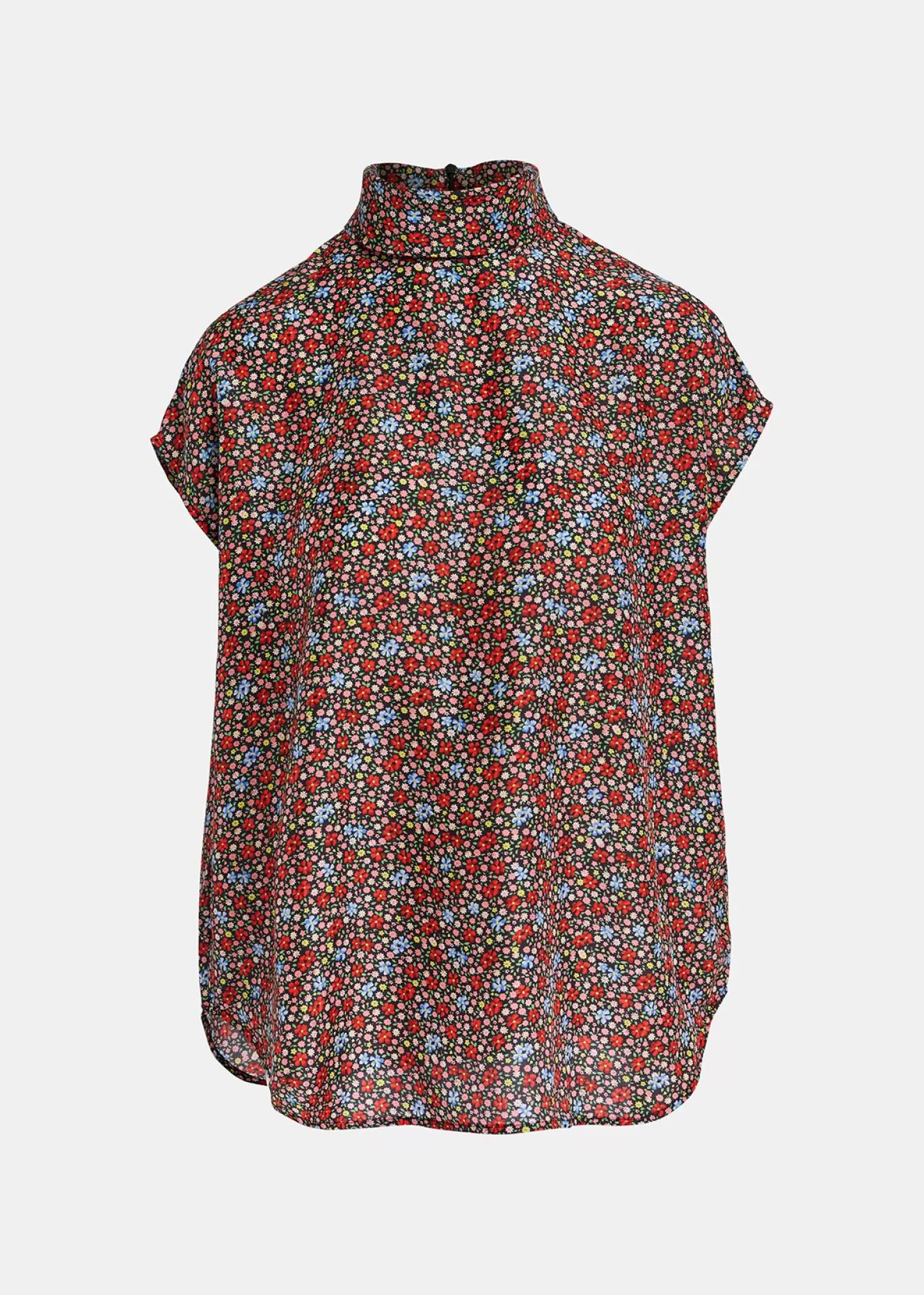 Cheap Multicolor silk top with floral print Fall 2024 Collection | Prints