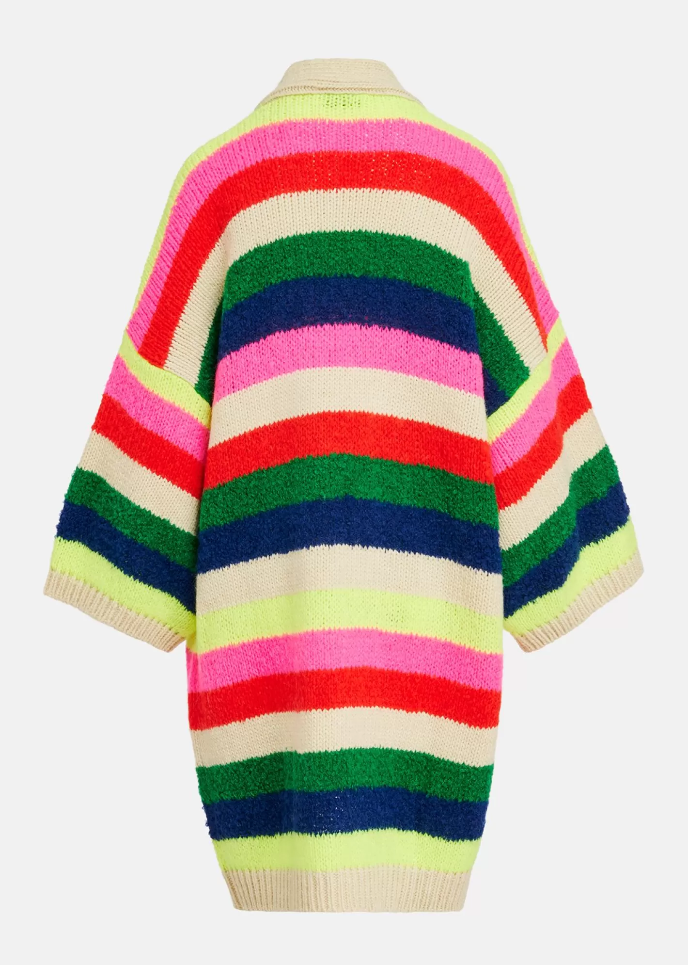 Hot Multicolor striped midi-length cardigan Fall 2024 Collection | Sweaters & Cardigans