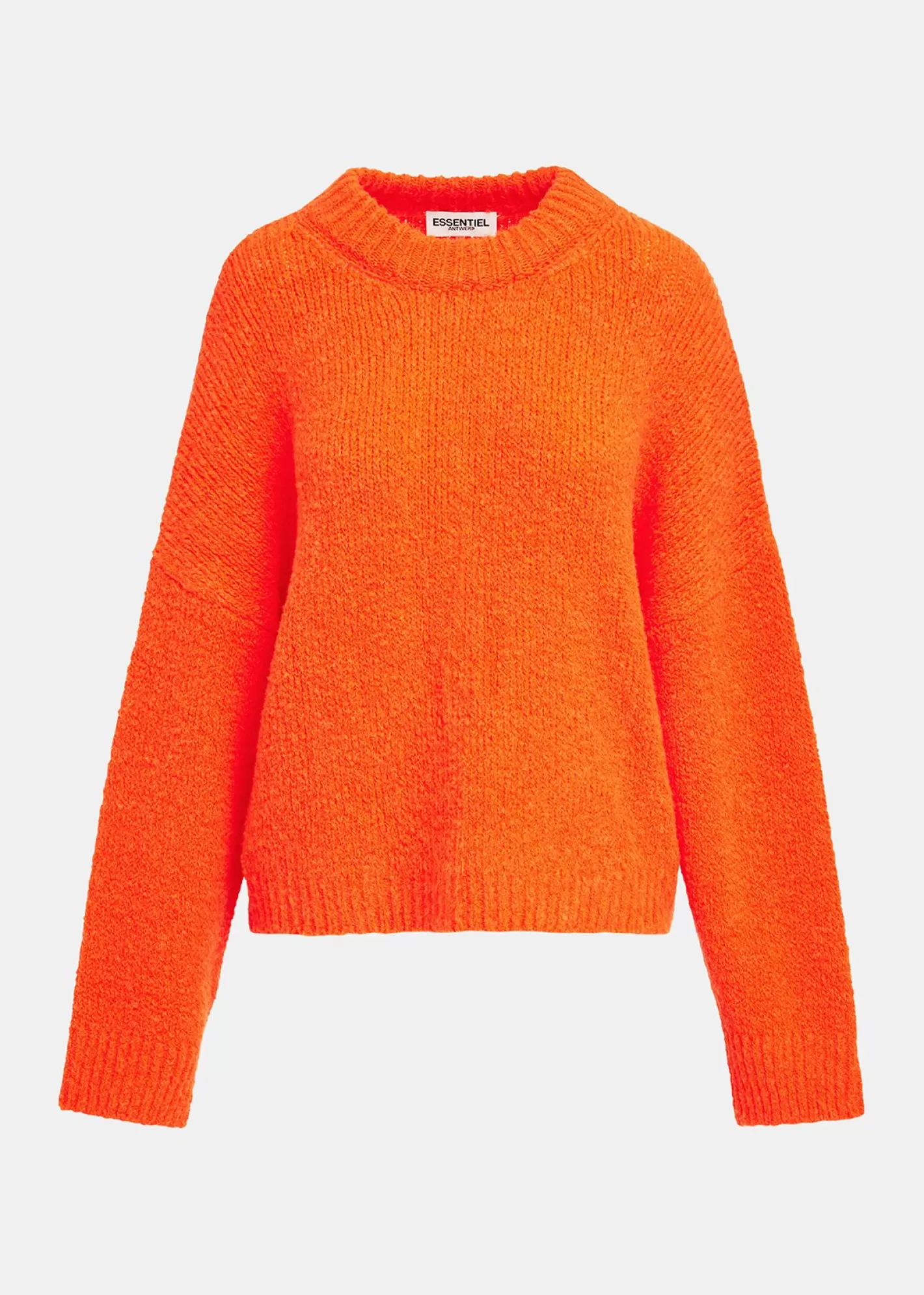 New Neon orange chunky knit sweater Fall 2024 Collection | Sweaters & Cardigans