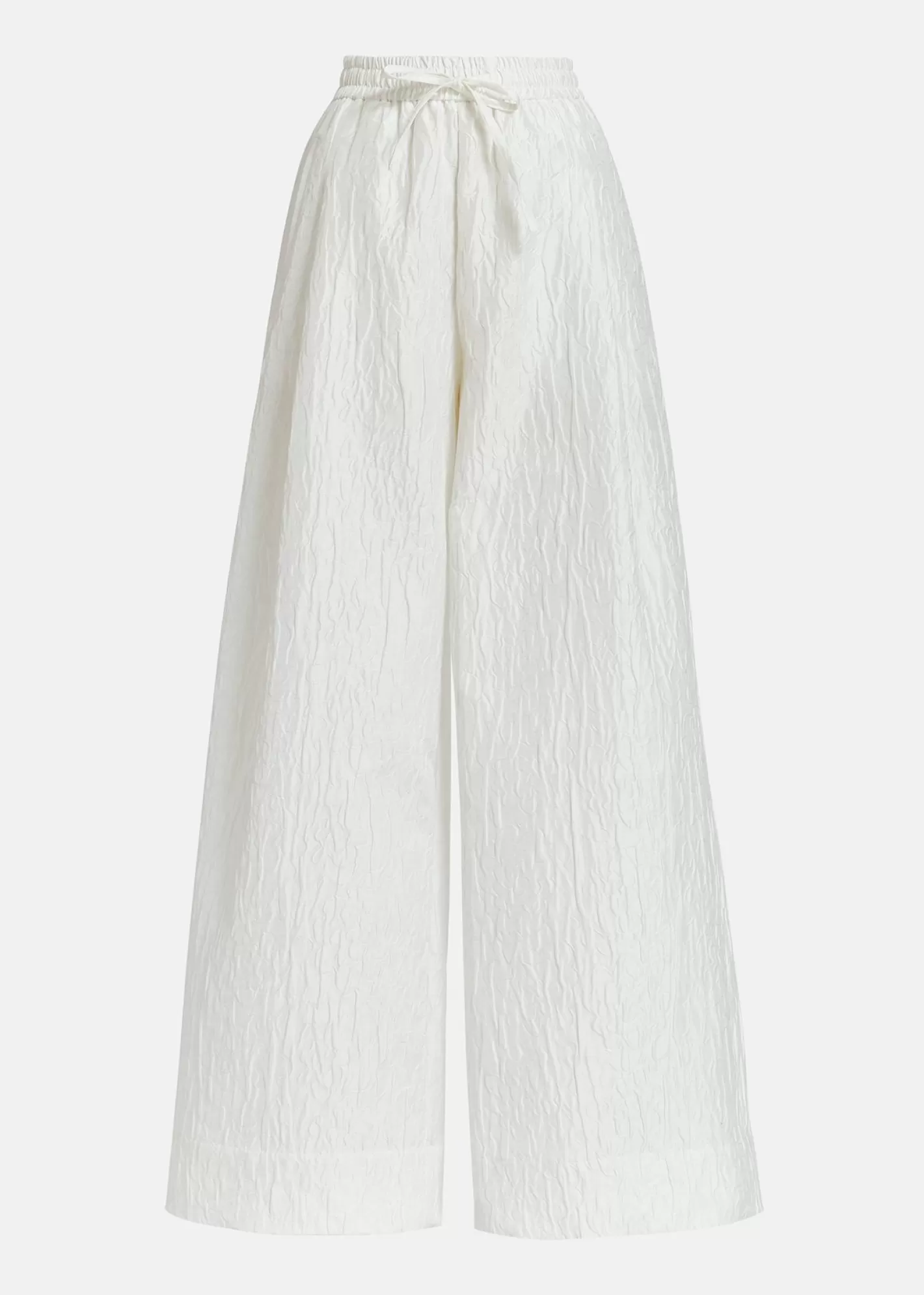Clearance floral-jacquard wide-leg pants Fall 2024 Collection | Pants & Shorts