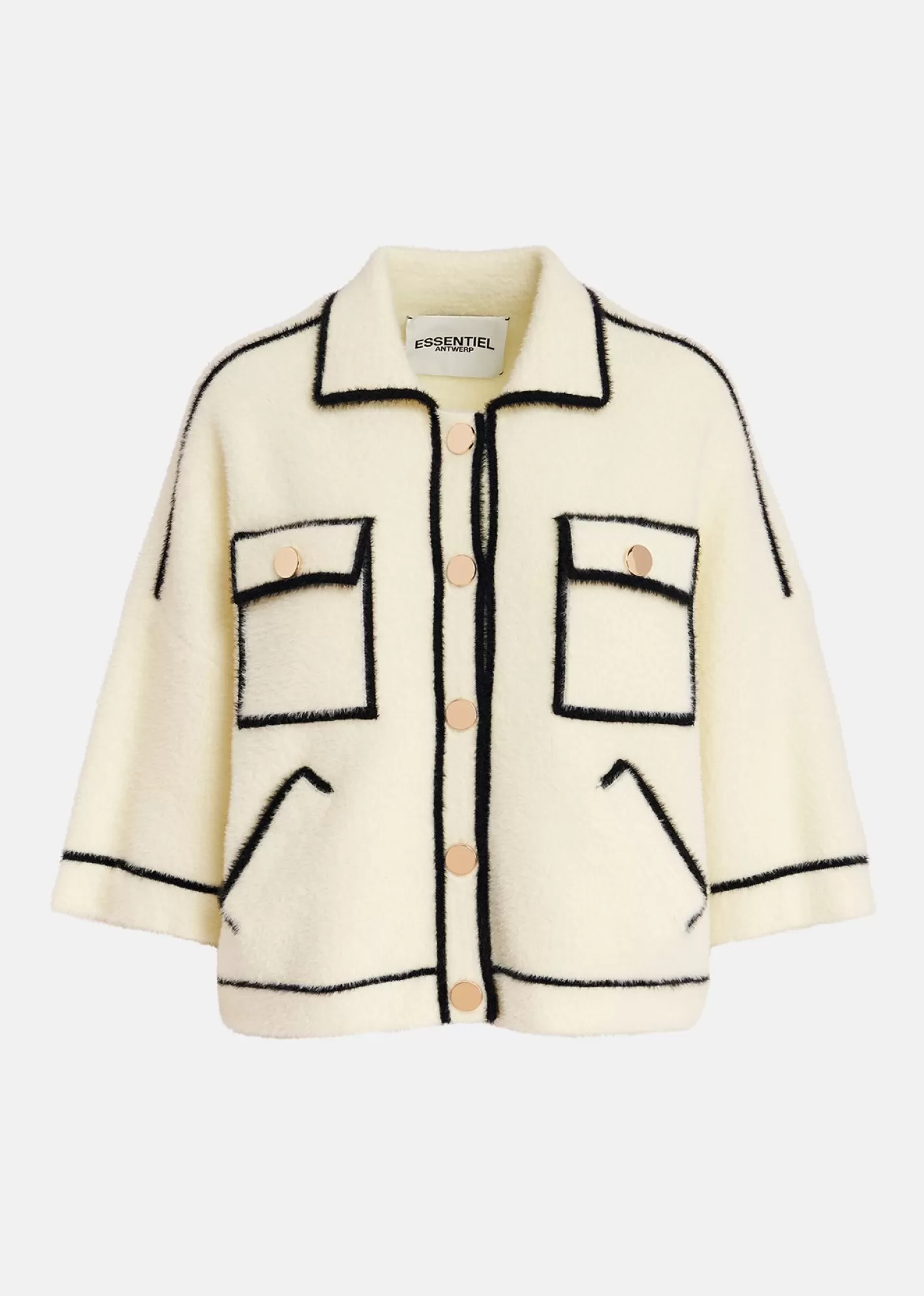 Outlet Off-white fuzzy knitted cardigan Fall 2024 Collection | Sweaters & Cardigans
